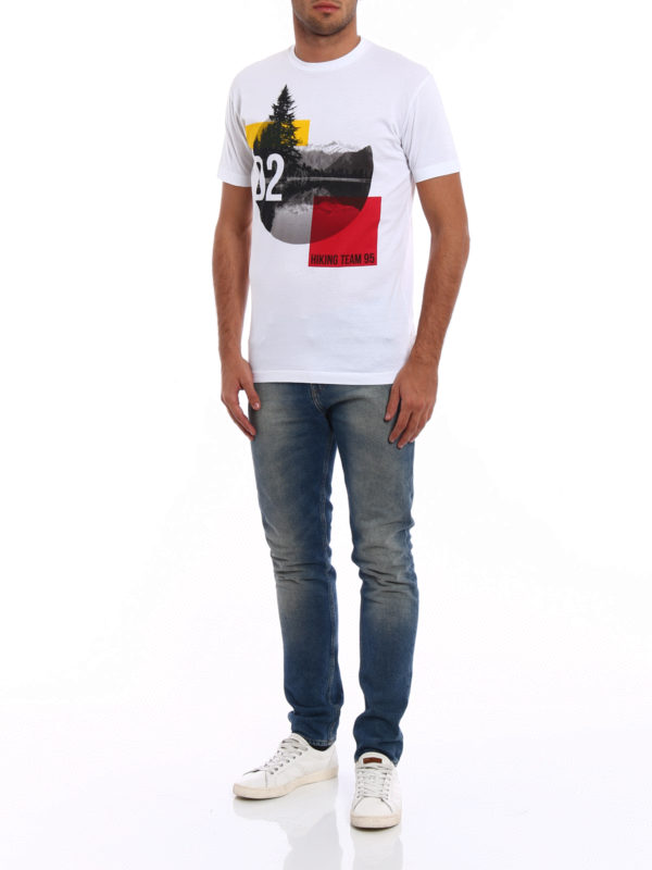 T-Shirt - Hiking Team 95 shop online: DSQUARED2