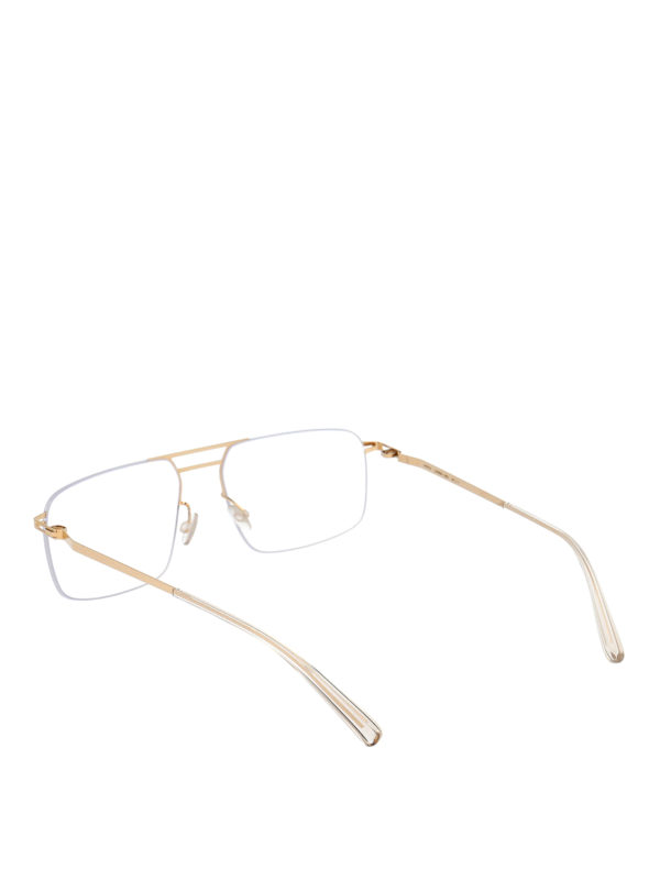 Occhiali da vista Hiro argento e oro shop online: MYKITA