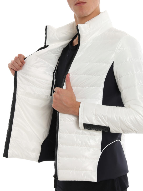 HOGAN buy online Rubber logo patch light puffer jacket