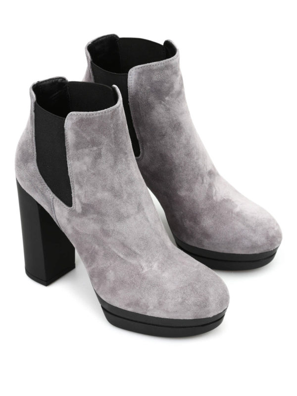 HOGAN: ankle boots online - Opty suede ankle boots