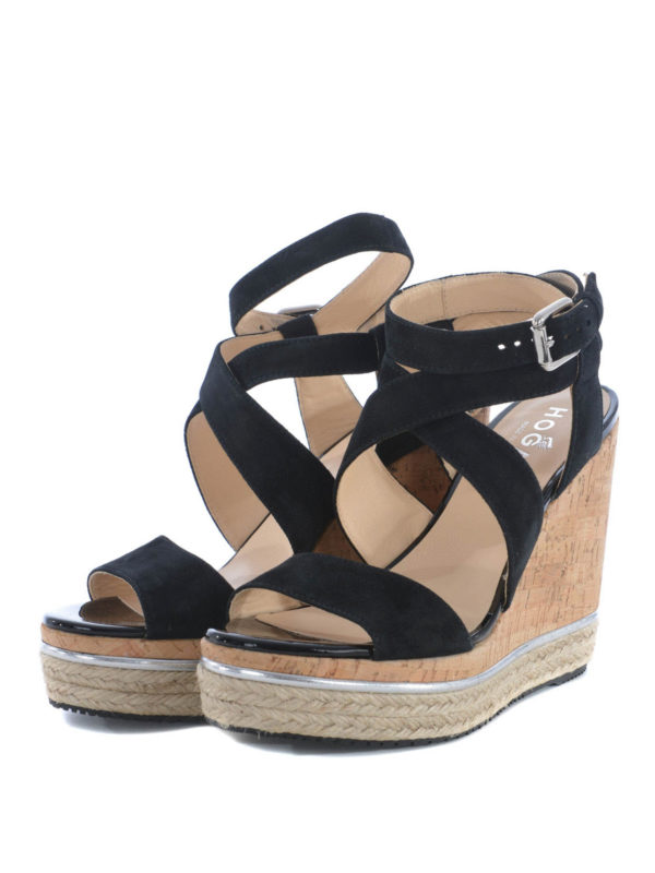 HOGAN: Sandalias online - Sandalias H324 - Negro