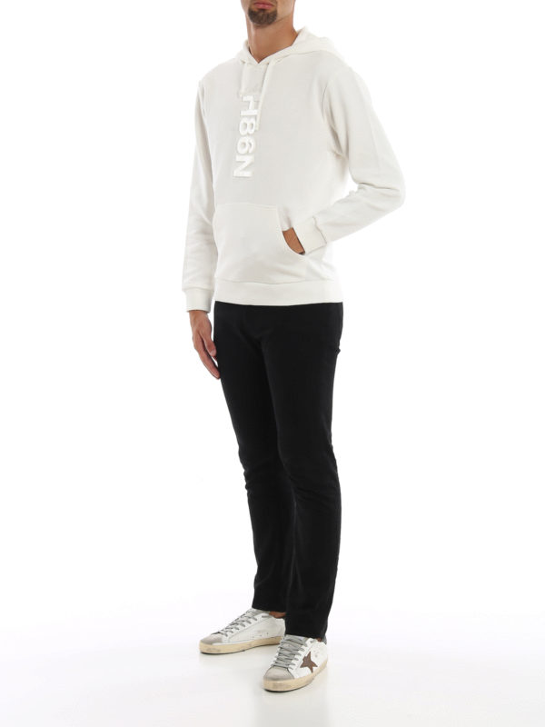HOGAN: Felpe e maglie online - Felpa con cappuccio e logo argentato