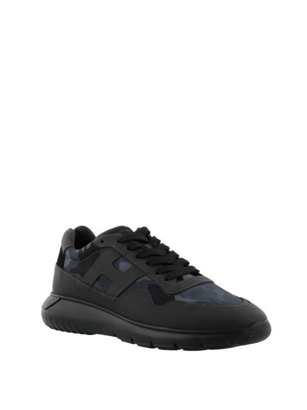 HOGAN: sneakers online - Sneaker Interactive³ camouflage blu