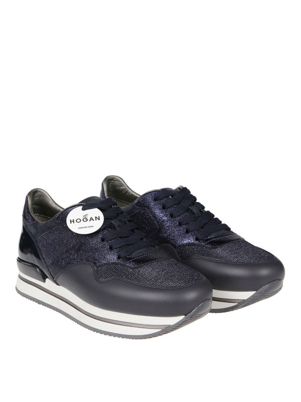 HOGAN: sneakers online - Sneaker H222 color blu notte