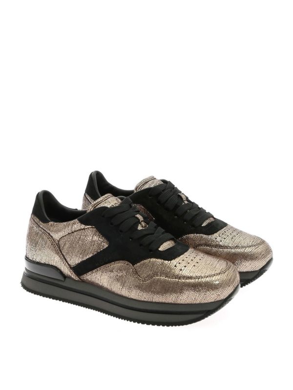 HOGAN: Chaussures de sport online - Baskets - Bronze