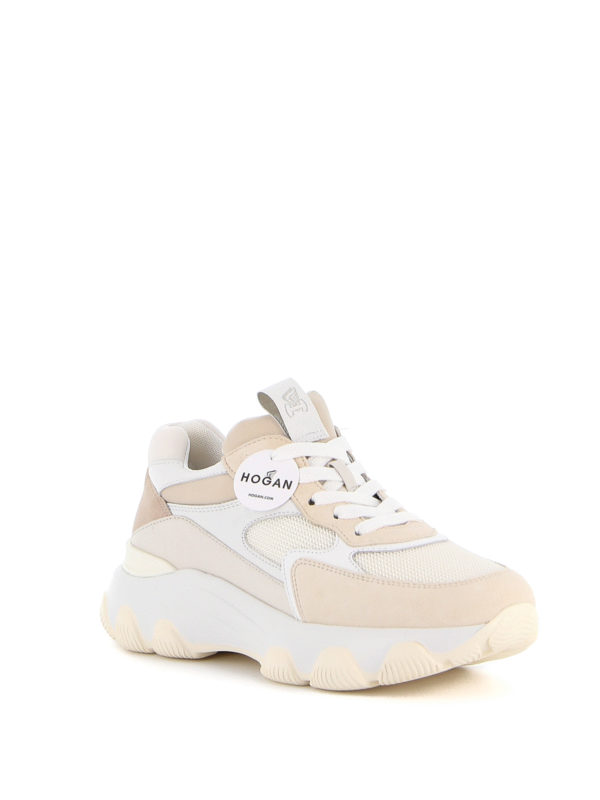 Hogan Baskets Hyperactive Crème Femme HXW5400DG60PH80RTD