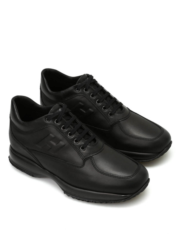 HOGAN: trainers online - Interactive embossed H sneakers