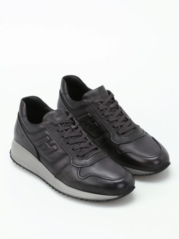HOGAN: sneakers online - Sneaker antracite Interactive N20