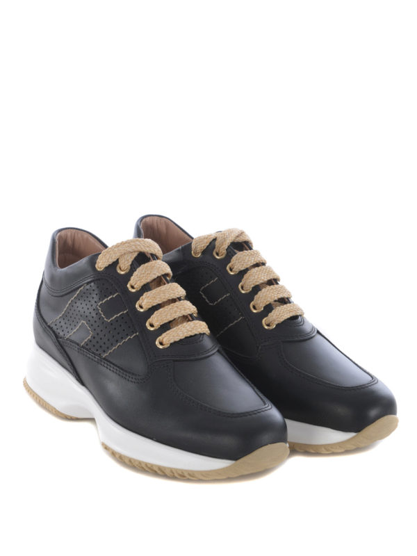 HOGAN: trainers online - Interactive stitched H sneakers