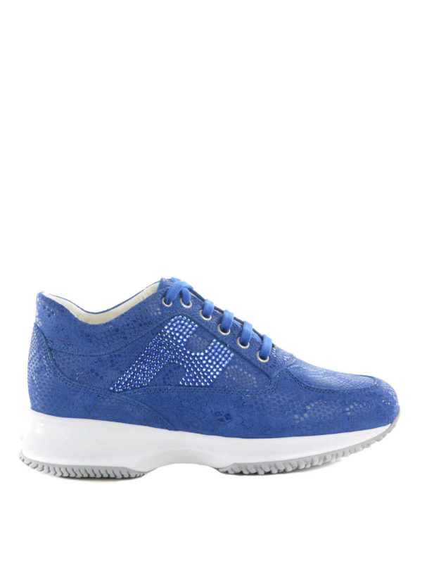 HOGAN: sneakers online - Sneaker in pelle e strass