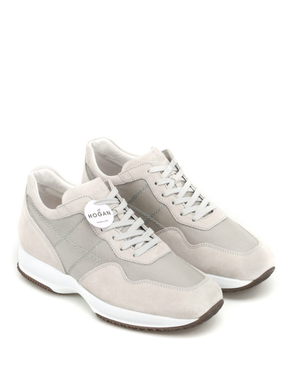HOGAN: sneakers online - Interactive beige cuciture a vista