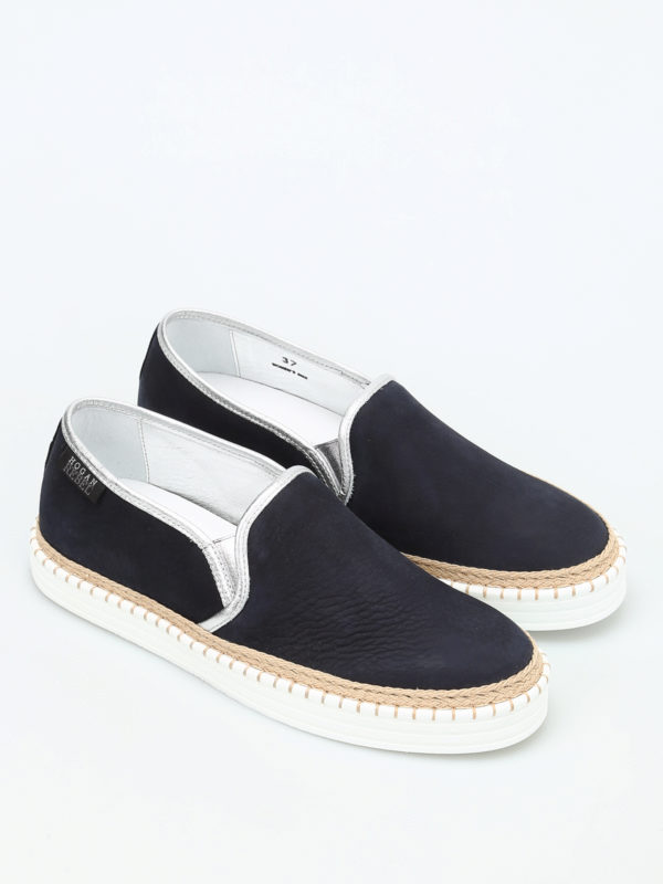 Hogan Rebel R260 nubuck slip-on sneakers HXW2600Q560FJG123F