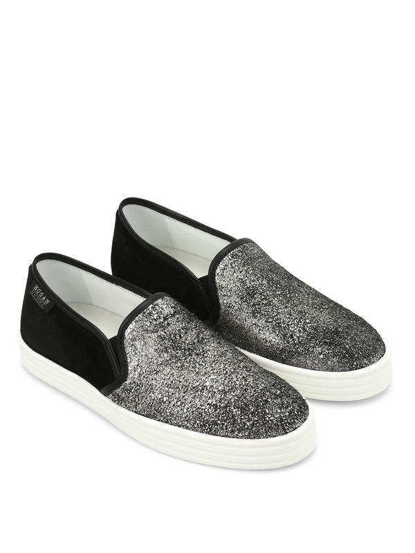 Trainers Hogan Rebel R141 slip ons HXW1410Q560CQ5B999 thebs