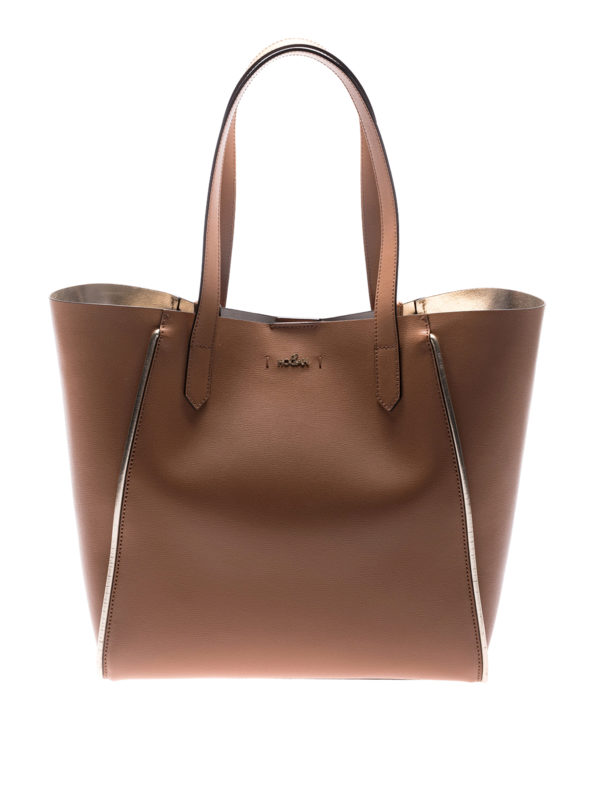HOGAN: Handtaschen - Shopper - Hellbraun