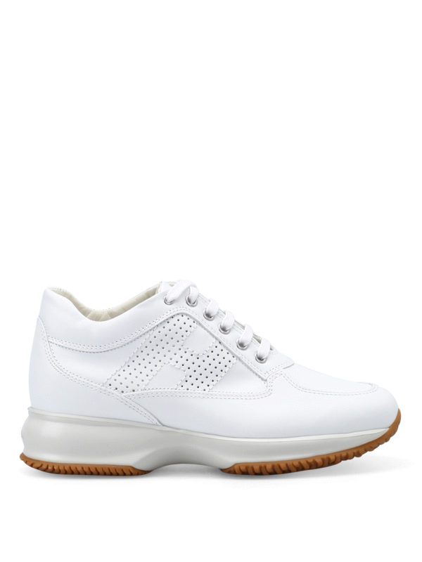 HOGAN: trainers - Interactive drilled H sneakers