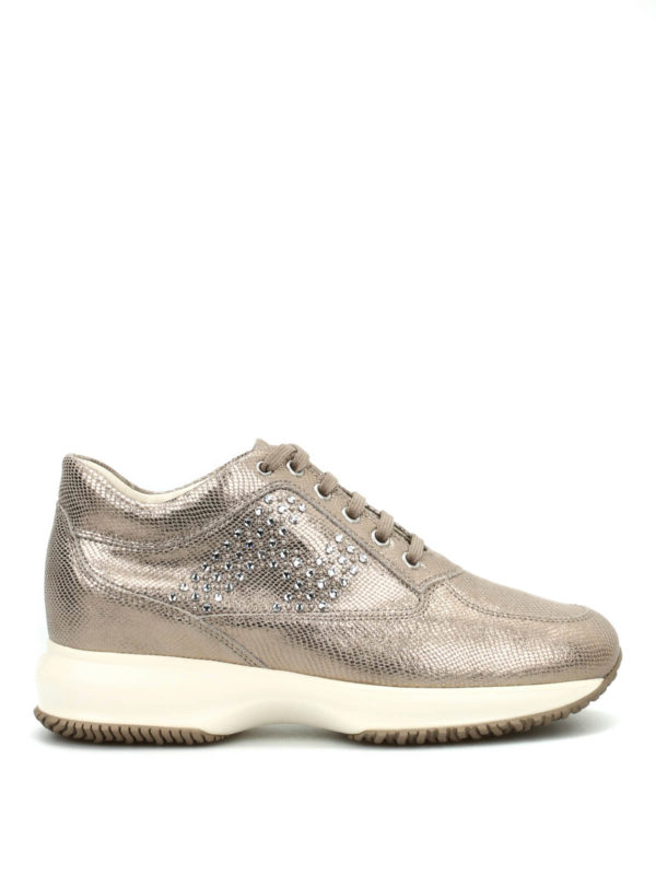 HOGAN: trainers - Interactive H Strass sneakers