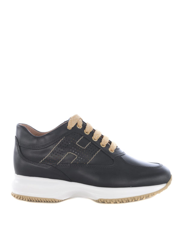 HOGAN: trainers - Interactive stitched H sneakers