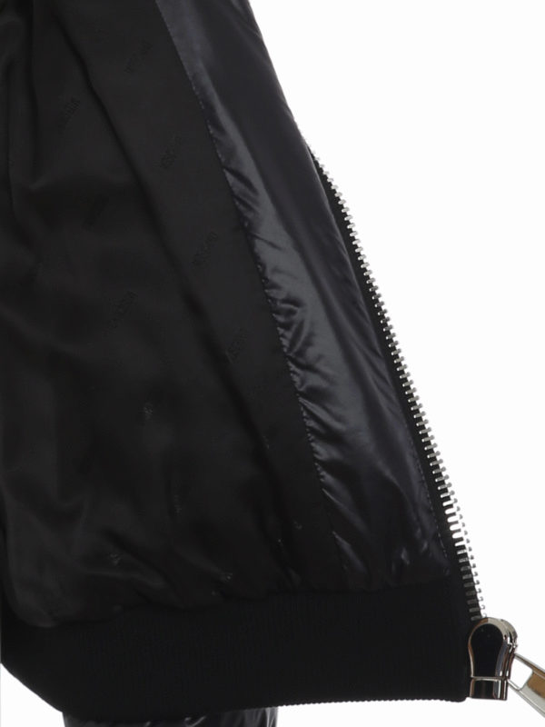 Hooded puffer jacket shop online: MOSCHINO