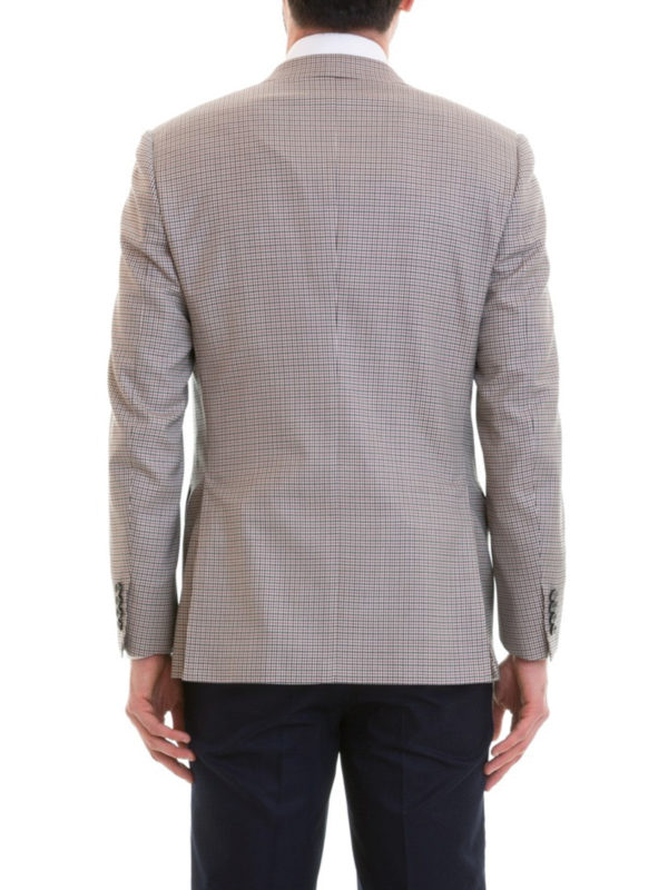 Houndstooth unstructured blazer shop online: BRIONI