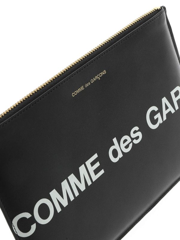 Pochette - Noir shop online: COMME DES GARÇONS WALLET