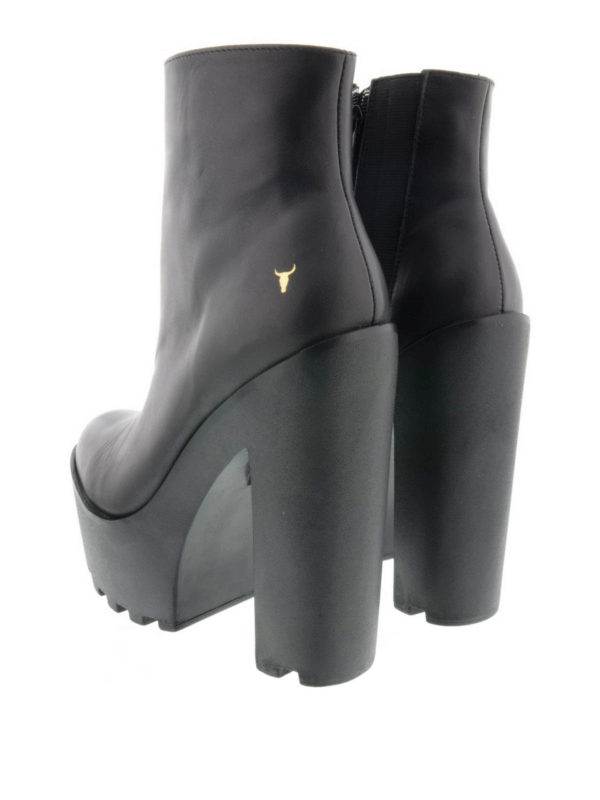 Hunt ankle boots with maxi sole shop online: Windsor Smith