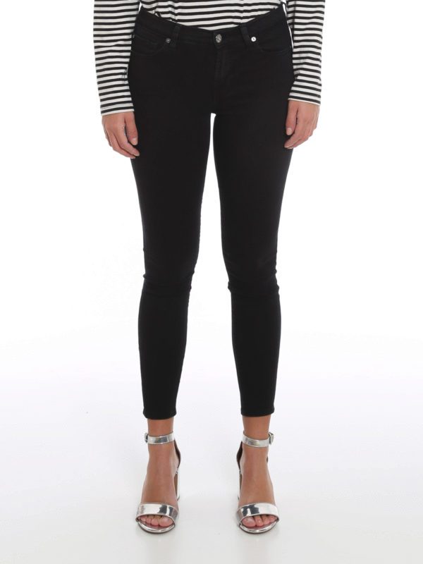 iKRIX 7 FOR ALL MANKIND: skinny jeans - The Skinny Crop Bair Rinsed jeans