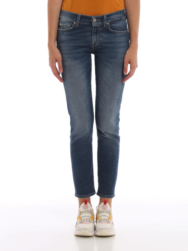 iKRIX 7 FOR ALL MANKIND: Jeans à jambe droite - Jean Droit - Roxanne