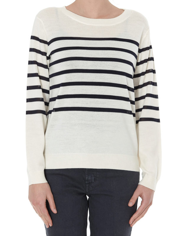 Pull Col Rond Cordelia Crème Femme WVAXNF23941AAD