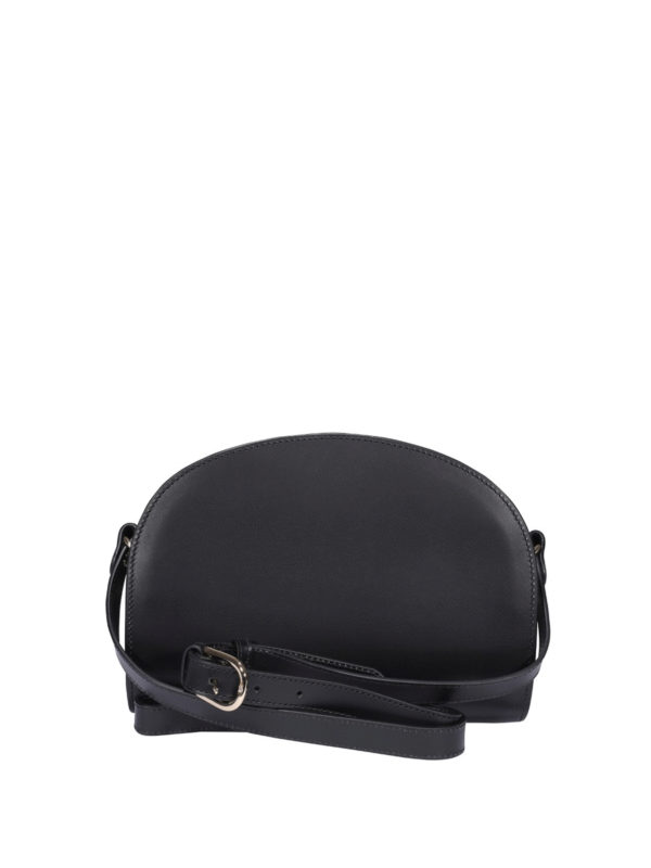 iKRIX A.P.C.: cross body bags - Demi-Lune leather bag