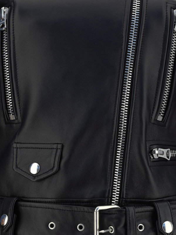 iKRIX Acne Studios: leather jacket - Leather biker jacket