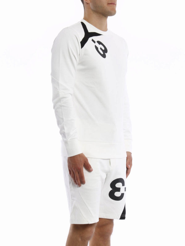 iKRIX ADIDAS Y-3: Sweatshirts & Sweaters - Contrasting logo sweatshirt