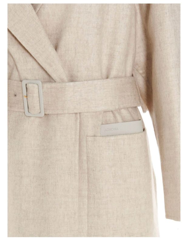 iKRIX AGNONA: Lange Mäntel - Langer Mantel - Beige