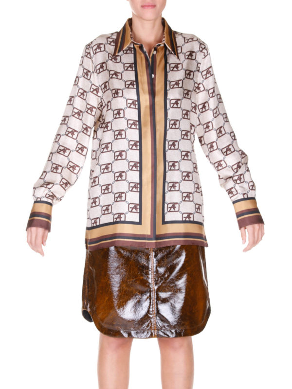 iKRIX ALBERTA FERRETTI: shirts - Monogram silk shirt