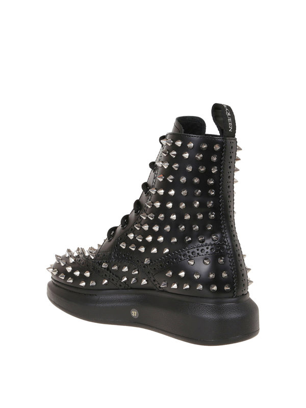 iKRIX ALEXANDER MCQUEEN: ankle boots - Studded leather booties