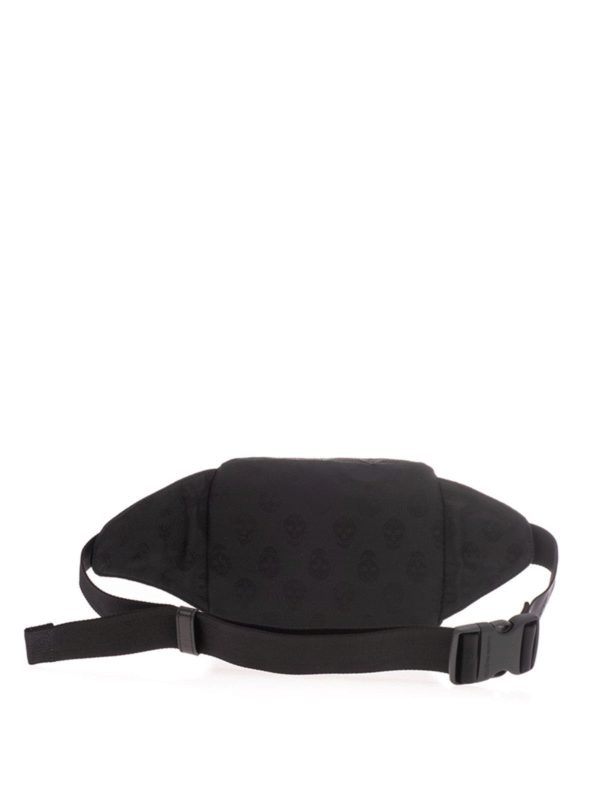 iKRIX ALEXANDER MCQUEEN: belt bags - Logo pattern belt bag in black