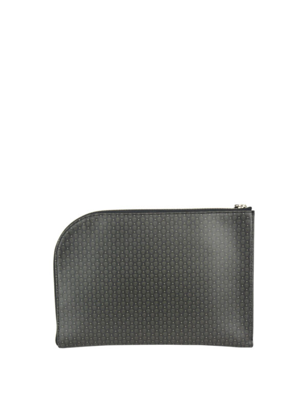 iKRIX ALEXANDER MCQUEEN: clutches - Skull printed leather small clutch