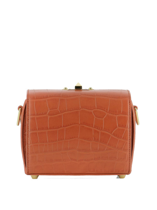 iKRIX ALEXANDER MCQUEEN: cross body bags - Box Bag 19 croco print crossbody