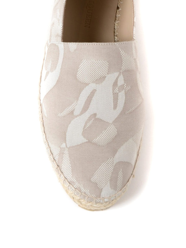 iKRIX ALEXANDER MCQUEEN: espadrilles - Patterned cotton espadrilles