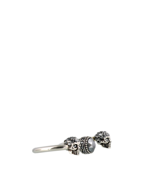iKRIX ALEXANDER MCQUEEN: Rings - Skull double ring