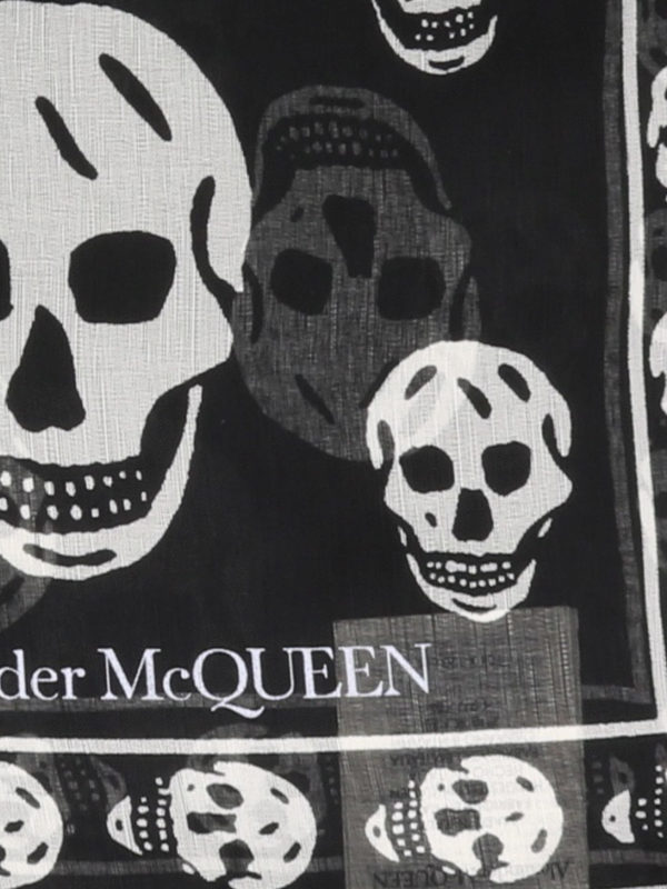 iKRIX ALEXANDER MCQUEEN: scarves - Skull printed scarf