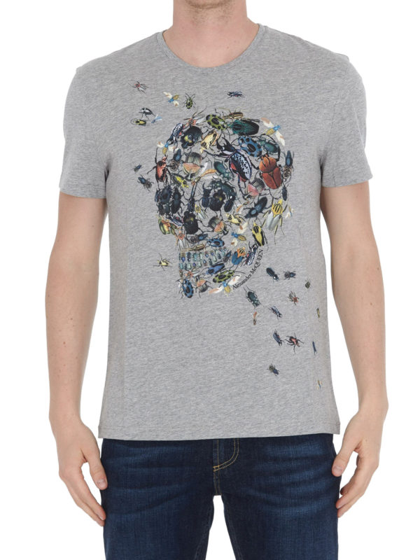 iKRIX ALEXANDER MCQUEEN: T-shirts - T-Shirt - Hellgrau