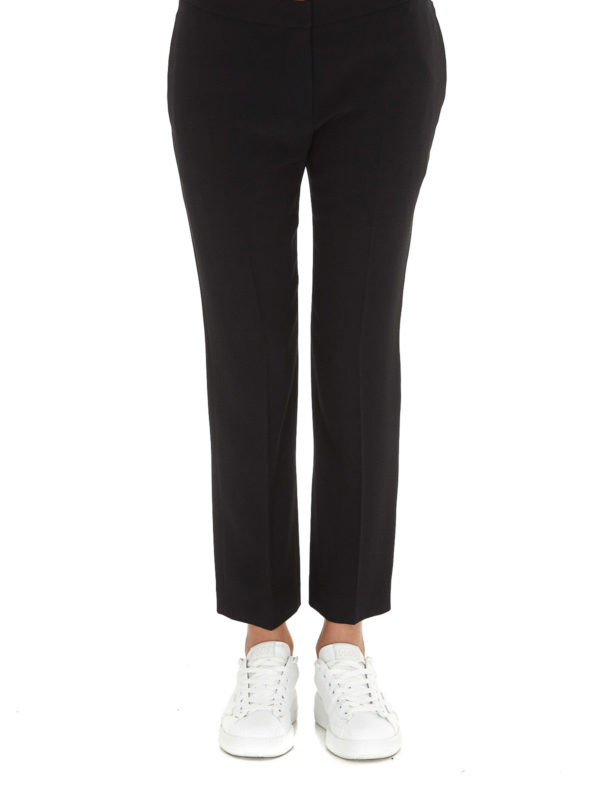 iKRIX ALEXANDER MCQUEEN: Tailored & Formal trousers - Leaf crepe trousers