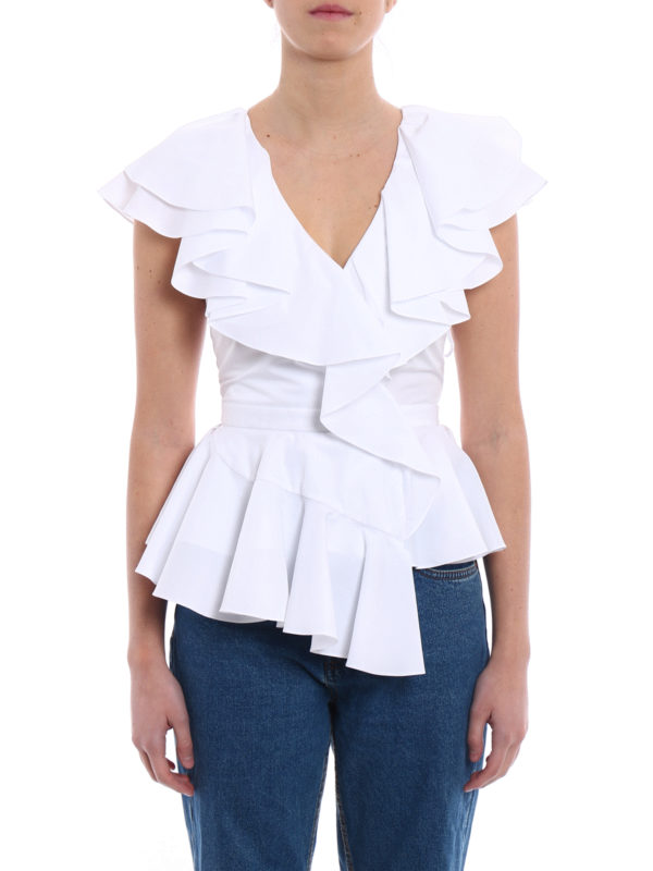 iKRIX ALEXANDER MCQUEEN: Tops & Débardeurs - Top - Blanc