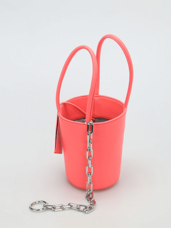 iKRIX ALEXANDER WANG: Bucket bags - Roxy Mini fluo leather bucket bag