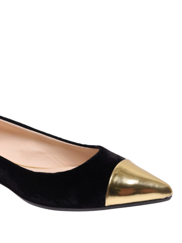 iKRIX ANNA BAIGUERA: flat shoes - Gold toecap Malika Flex flats