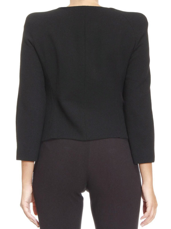Armani Collezioni 婦人ジャケット（黒） Armani Collezioni テーラードジャケット レディース - 黒