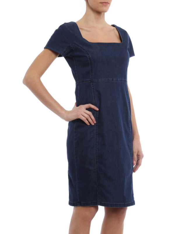 iKRIX Armani Jeans: short dresses - Denim sheath dress