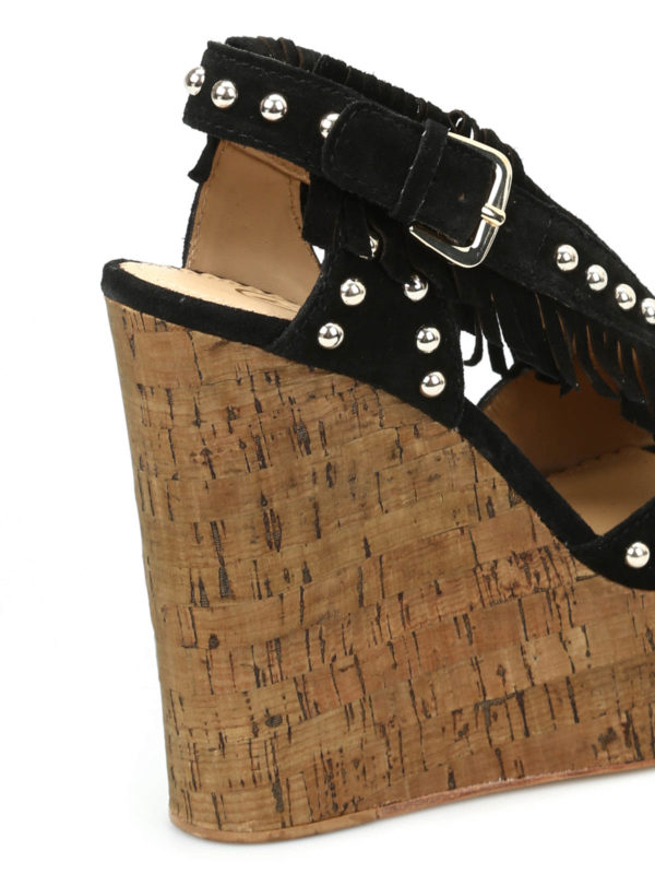 iKRIX ASH: sandals - Blossom suede wedges