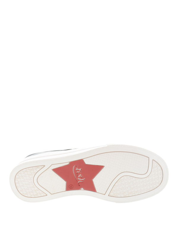 iKRIX ASH: sneakers - Slipper Jazz Black con frange e zip