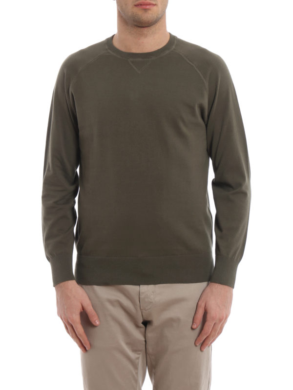 iKRIX ASPESI: Suéteres con cuello pico - Suéter Cuello Redondo - Verde